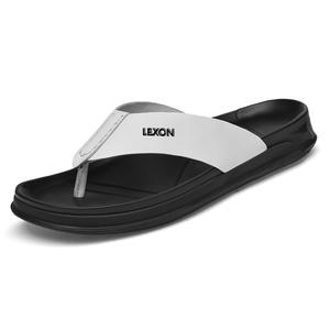 LEXON Резиновые шлепанцы мужские белые, цвет White