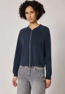 Толстовка gemusterte на молнии Street One, Blau