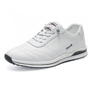 Мужские кроссовки для повседневной носки, средний верх Egchi, белый