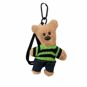 Очаровательный плюшевый брелок Bean Bear в виде рюкзака высотой 10 см 77 SEVEN DREAM