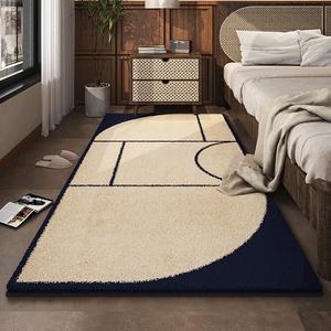 AOVOC Ковер 140х200 см из искусственной шерсти для спальни/гостиной, японский минимализм, толстый напольный коврик Yuemei, версия Thick - 06