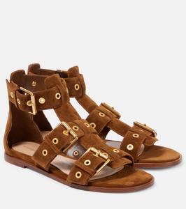 Замшевые сандалии Gianvito Rossi, Texas