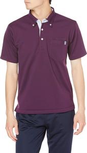 Вязаная рубашка в полоску Kiraku CR145 для ухода за больными, фиолетовый