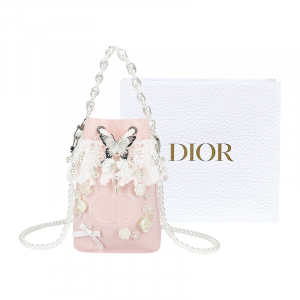 DIOR [Индивидуальная косметичка] Специальная коробка "Танец бабочек в розовом саду", Цветочная романтика, Элегантная, Мягкая, Ручная работа