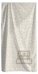 Пляжное полотенце MTOnlinehandel XXL Leo, бежевый - текстиль - 100 x 200 x 1 см