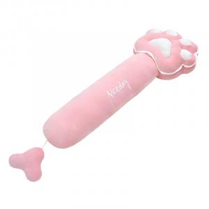 Плюшевая игрушка в виде кошачьей лапы с мультяшным принтом, высота 100см/130см/150см Bitter purchase, розовый