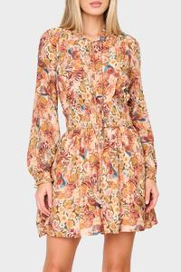 Платье Candela в цвете «ржаво-оранжевый мульти» En Saison, Rust Orange Multi