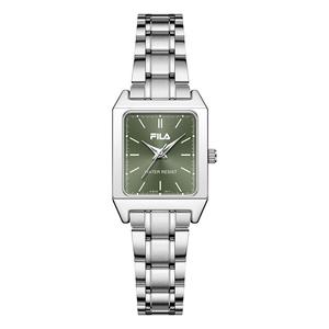 FILA Часы Wrist Watch Quartz Movement Steel Strap Silver Dial Women's Watch A Heartfelt Romantic Box, [Emerald Green Watch Dial Single Watch Box]6578-102
