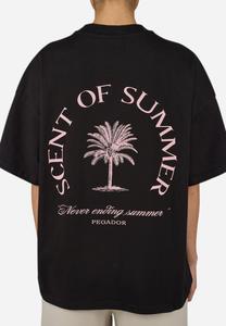 Футболка с принтом LURIN HEAVY OVERSIZED TEE Pegador, черный