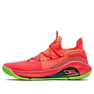 Кроссовки curry 6 'roaracle' Under Armour, красный
