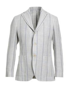 Блейзер Luigi Bianchi Mantova, серый