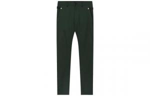 Повседневные брюки мужские зеленые Burberry, зеленый