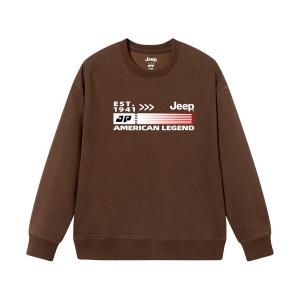 Детский свитшот с круглым вырезом Moderate Jeep, coffee