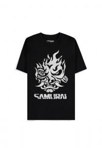 Футболка Cyberpunk Samurai White - Bandmerch, черный
