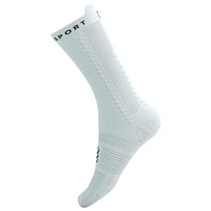 Велосипедные носки Compressport Pro Racing Socks V4.0 Bike, цвет White/Black