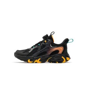 361°KIDS Скользостойкие амортизирующие износостойкие поддерживающие детские повседневные ботинки black orange green для подростков