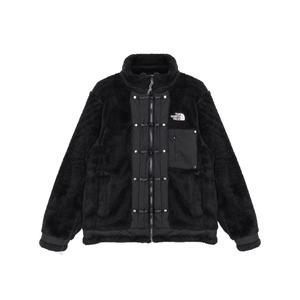 Фантазийное пальто с бархатистой текстурой Unisex THE NORTH FACE, черный