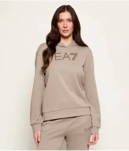 Толстовка regular fit Ea7, бежевый