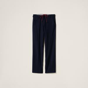 Брюки батавия MIU MIU, темно-синий