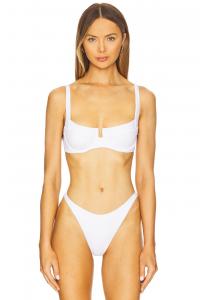 Топ бикини Mako Lspace, white