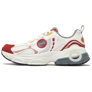 361° Низкие повседневные туфли с амортизаторами и противоскользящими элементами, мужские, белые и красные