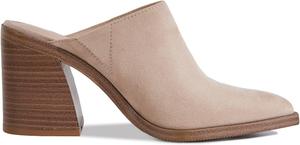 Женские мюли-туфли JeimPoey с закрытым носком, на высокой массивной платформе, без задника, Light Camel