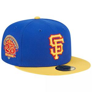 Мужская приталенная шляпа New Era Royal/желтая San Francisco Giants Empire 59FIFTY