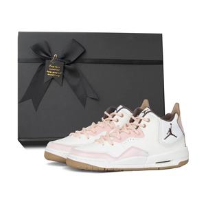 Jordan Баскетбольные кроссовки Courtside 23 с противоскользящей подошвой и износостойкими подошвами, увеличивающие рост, розовые, для подростков