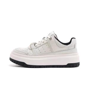 Скользоустойчивые, износостойкие, легкие, дышащие низкие кеды для скейтборда женские Ecru CHERRY&KALIKA