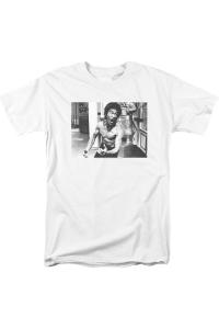 Футболка с коротким рукавом для взрослых «Брюс Ли, полный ярости» Gildan, белый