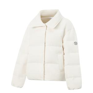 Спортивная куртка пуховик женская LINING, слоновая кость