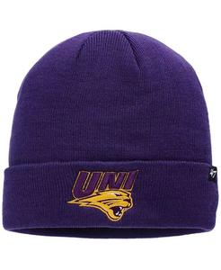 Мужская фиолетовая вязаная шапка Northern Iowa Panthers Raised Cuffed Knit '47 Brand