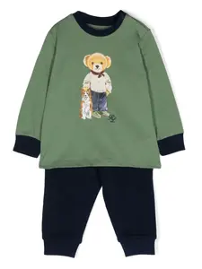 Спортивный костюм Polo Bear POLO RALPH LAUREN KIDS, зеленый