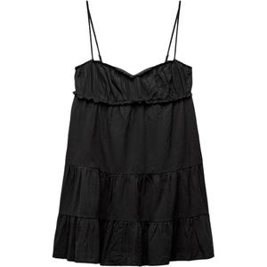 Футболка-слайп женская черная ZARA