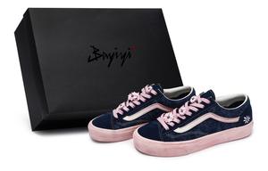 Vans Кроссовки для скейтбординга Style 36, унисекс, низкие, белые/синие/розовые