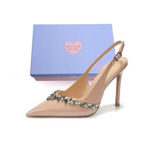 Xingdiman Тонкие каблуки на шпильке 9 см женский подарочный набор — нюд, цвет Nude