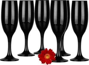 Бокалы марки KROSNO, 150 мл, набор из 6 штук, бокалы для шампанского, игристого вина, просекко, можно мыть в посудомоечной машине, уникальная форма и стиль, идеально подходят для дома и вечеринок Glasmark KROSNO 1992