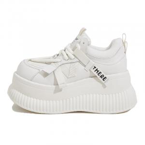 Кроссовки женские толстые низкие Milan Love Song, белый