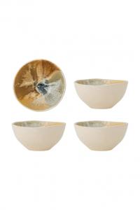 Набор мисок Lacey объемом 625 мл, 4 шт. Bloomingville, желтый