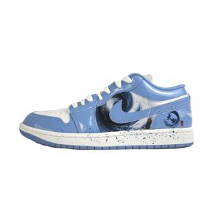 Jordan Кроссовки Air 1 Low 'Legend Blue' Unisex антискользящие износостойкие низкие винтажные баскетбольные синие