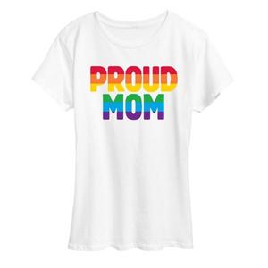 Футболка для мам с гордой надписью "Proud mom" Unbranded, белый