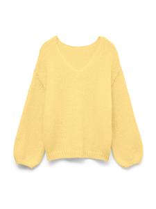 VERO MODA Свитер оверсайз 'VMMaybe' в светло-желтом цвете