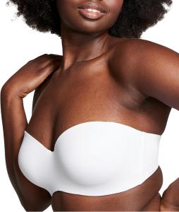 Victoria's Secret Женский бюстгальтер Pink Wear Everywhere Push Up Strapless, Бюстгальтеры для женщин (32A-38DD), Optic White (New Look)