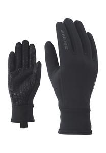 Перчатки, POLARTEC, шерсть мериноса ziener, черный