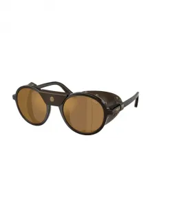 Круглые солнцезащитные очки Polo Ralph Lauren, коричневый