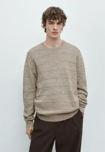 Свитер с круглым вырезом Massimo Dutti, Sand