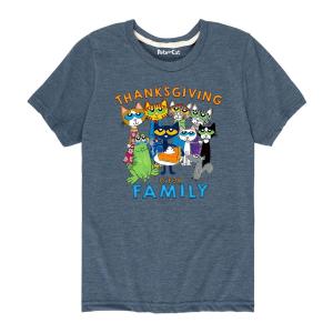 Футболка с рисунком кота Пита для мальчиков 8–20 лет, посвященного Дню благодарения Licensed Character