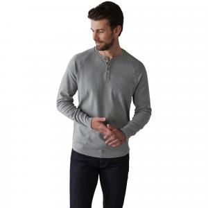 Мужская рубашка-поло Puremeso Everyday Henley с длинным рукавом The Normal Brand, Grey