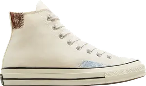 Кроссовки Chuck 70 High 'Crafted Ollie Patch - Egret', кремовый