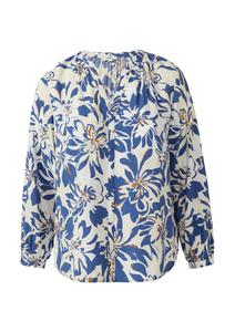 Блуза s.Oliver, Ecru/Blue